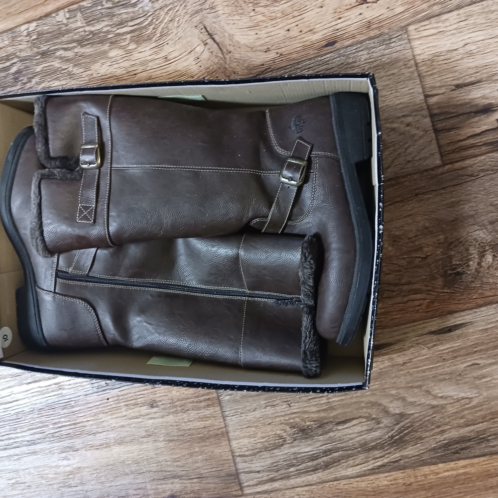 Women's Brown Leather Boots